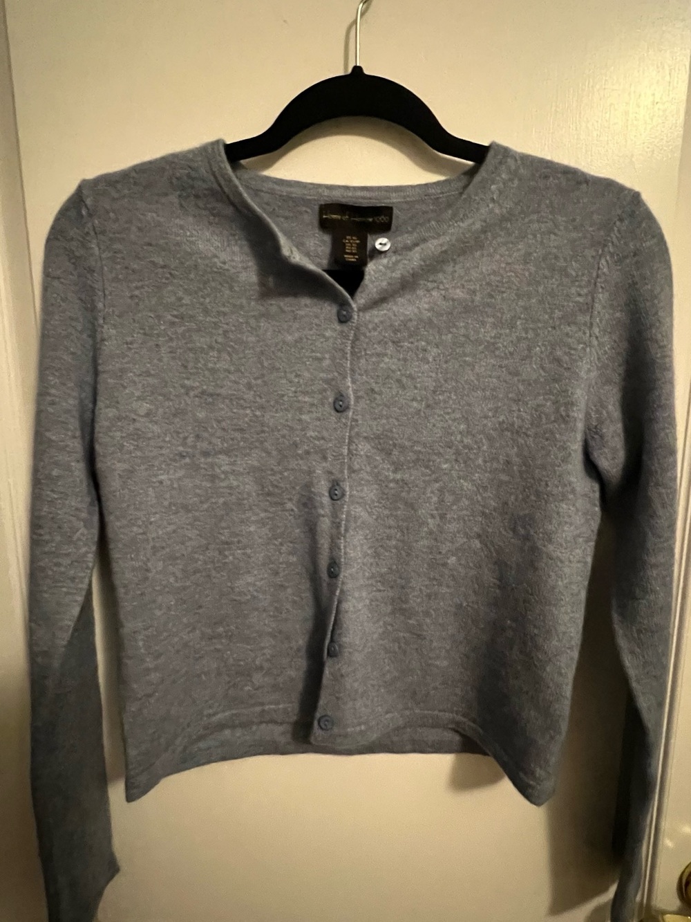 House of Harlow 1960 Light Blue Button-Front Cardigan